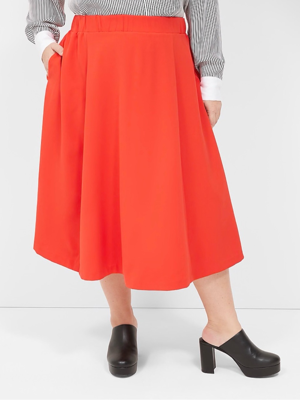 Lane Bryant Lena Women's Red A-Line Skirt ❤️❤️
